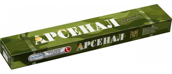 Электроды сварочные Арсенал МР-3, ф 3 мм (уп-2,5 кг) купить с доставкой в Зарайске