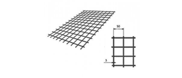 Сетка сварная (дорожная) 50х50х3мм 1х2м купить с доставкой в Зарайске